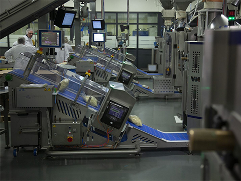 Food metal detector solves dairy product effect