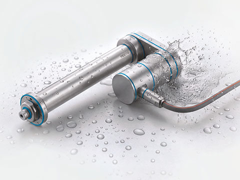 Festo introduces new stainless steel motion series for hygienic and harsh automation applications