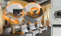 A winning combination: the new linear and pivoting slide from Igus
