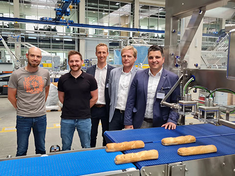Robotic sandwich filling line aided by ‘smart’ sensors