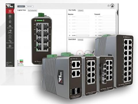 Gigabit Ethernet switches from Red Lion simplify configuration
