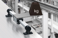 Square profile linear guide offers adjustable clearance