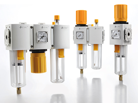 Pneumatic and hydraulic components for machine automation