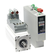 Integrated drive-motor simplifies cabling and frees up panel space