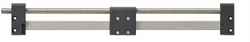 Plain bearing linear axes for food and beverage applications