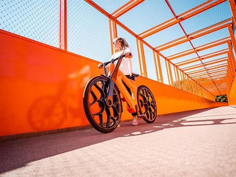 Urban bike made from recycled plastic at EDS 2022