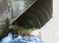 Restored water mill generates clean power