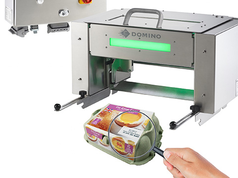 Domino launches egg pack printing traverser for high‑speed, multi‑lane egg production line coding