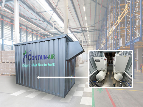 More convenient and cost-effective compressed air solution