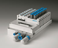 New compact and cost-effective pneumatic valve terminal from Festo is easy to install