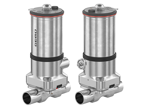 GEMU D41 diaphragm valve with EasyLock