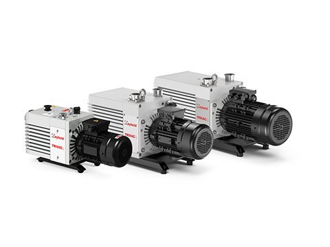 Air-cooled 2-stage rotary vane pump from Leybold