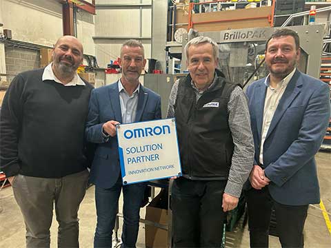 OMRON UK announces Brillopak as latest Solution Partner